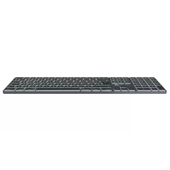 LogicKeyboard SKB-TM-UK täysikokoinen näppäimistö USB + Bluetooth, QWERTY UK English, Titanium