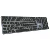 LogicKeyboard SKB-TM-UK täysikokoinen näppäimistö USB + Bluetooth, QWERTY UK English, Titanium