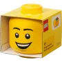 Storage Head LEGO® ”Happy Boy” mini by room copenhagen – keltainen, koristeellinen säilytysastia