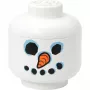 Storage Head Snowman large by room copenhagen — LEGO-yhteensopiva lelujen säilytysastia, valkoinen
