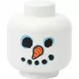LEGO Storage Head Snowman small room copenhagenilta – valkoinen, säilytysastia lapsille