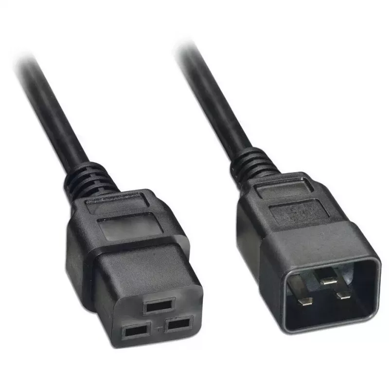 Akyga AK-UP-03 palvelimen jatkokaapeli IEC C20 - C19, 1,8 m, musta