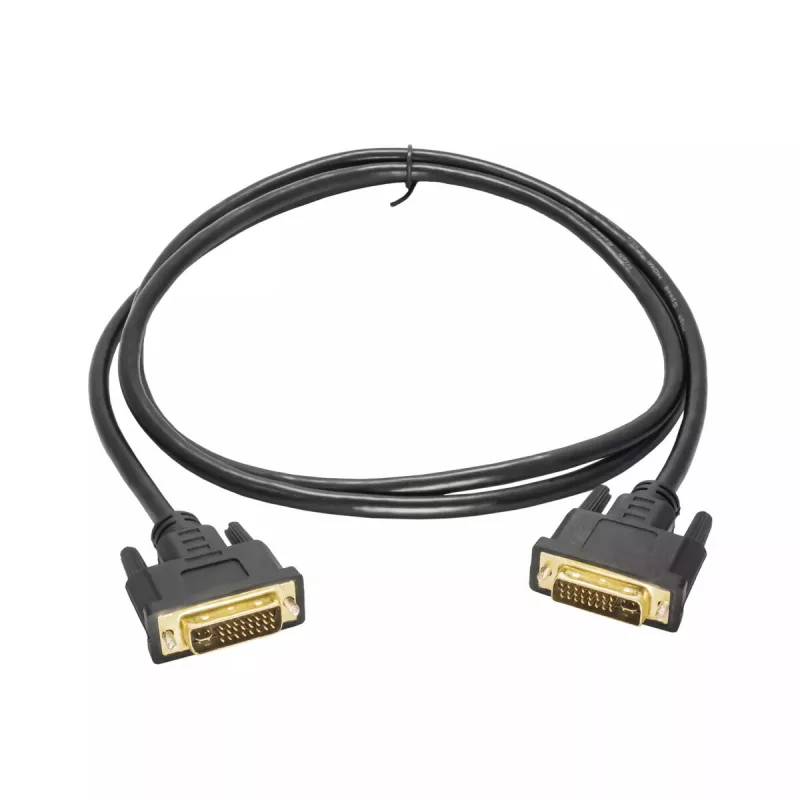 Akyga AK-AV-02 DVI-I Dual-Link-kaapeli, 24+5-pinninen, 1,8 m, musta