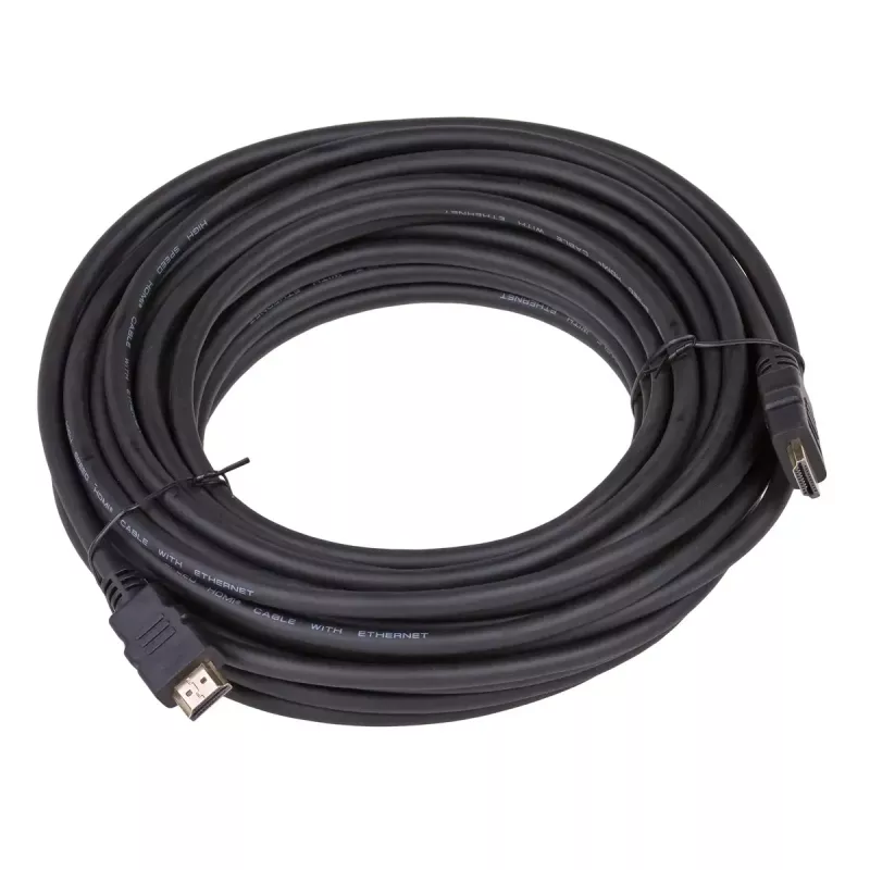 Akyga AK-HD-150A HDMI-1.4-kaapeli, High Speed with Ethernet, 15 m, musta