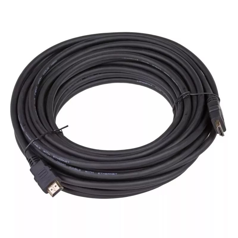 Akyga AK-HD-150A HDMI-1.4-kaapeli, High Speed with Ethernet, 15 m, musta