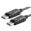 Akyga AK-AV-10 DisplayPort-kaapeli, uros/uros, kullatut liittimet, 1,8 m, musta