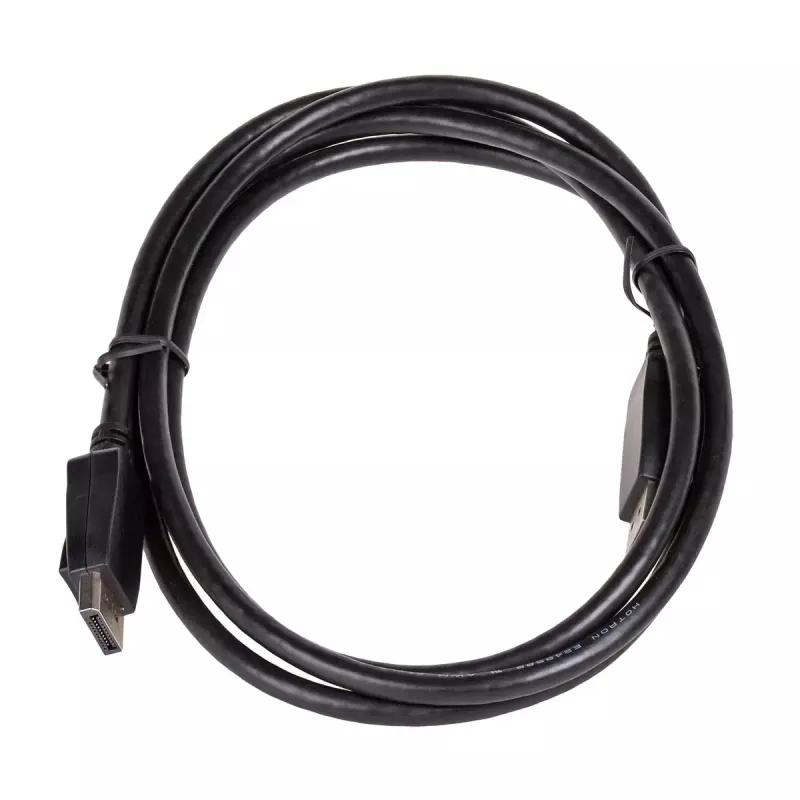 Akyga AK-AV-10 DisplayPort-kaapeli, uros/uros, kullatut liittimet, 1,8 m, musta