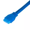 Akyga AK-CA-62 sisäinen USB-3.0-sovitinkaapeli, 19-pin header - 2 x USB-A naaras, 0,65 m