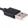 Akyga AK-SW-18 USB-latauskaapeli klipsillä Garmin Forerunner 230 / 235 / 630 / 645 / 735XT, 1 m, musta