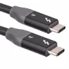 Akyga AK-USB-34 USB-C - USB-C Thunderbolt-3-kaapeli, 40 Gbit/s, 100 W, 1,5 m, musta
