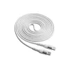 Akyga AK-USB-41 USB-C - USB-C kaapeli, USB 2.0, 60 W, 1,8 m, valkoinen