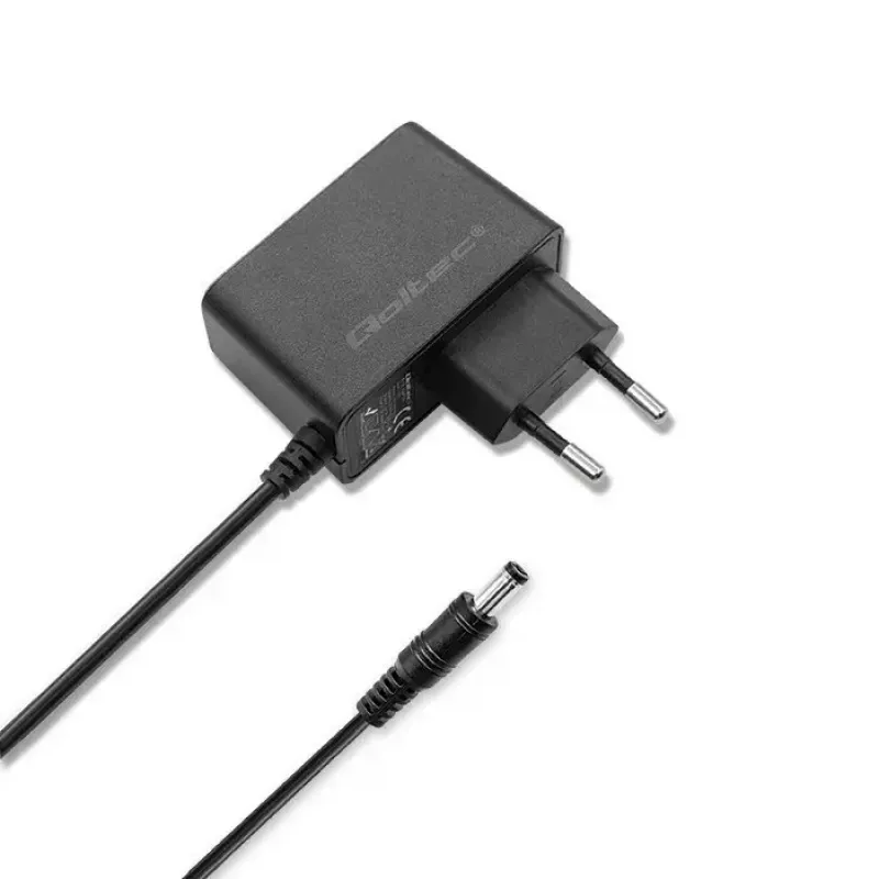 Virtalähdepistoke QOLTEC 52412 — 9W (9V 1A) ulkoinen virtalähde kannettaville laitteille
