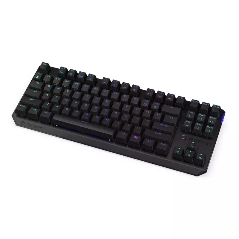 ENDORFY Thock TKL -näppäimistö langaton punainen mekaaninen RGB LED 87 näppäintä