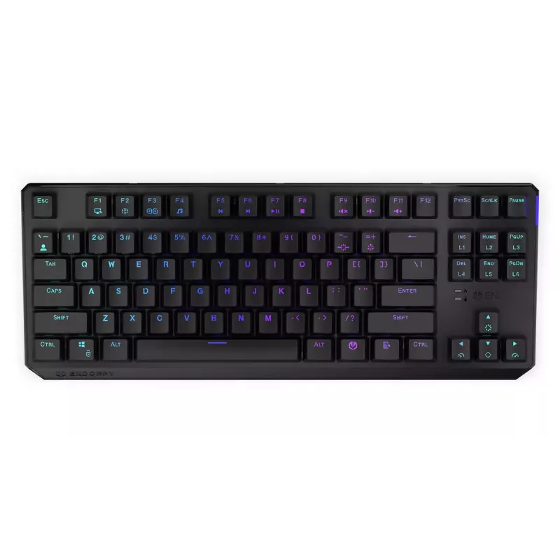 ENDORFY Thock TKL -näppäimistö langaton musta mekaaninen RGB LED 87 näppäintä