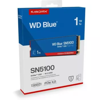 SSD-asema SANDISK WD Blue SN5100 NVMe 1 TB – sisäinen PCIe-SSD, 1 TB kapasiteetti