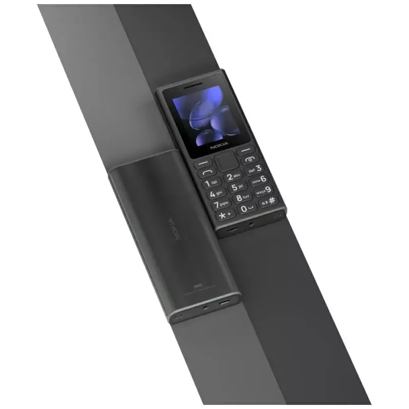 Matkapuhelin HMD Nokia 105 TA-1684 — yksinkertainen peruspuhelin, Dual-SIM, violetti