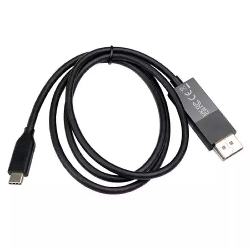 Kaapeliadapteri USB Type-C 3.2 Gen 1 DisplayPort musta V7 V7UCDP-2M