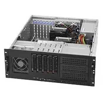 Palvelinkotelo Supermicro SuperChassis 842TQC-668B rack musta, harmaa