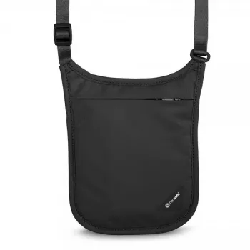 Coversafe V75 kaulalaukku Pacsafe musta polyesteri