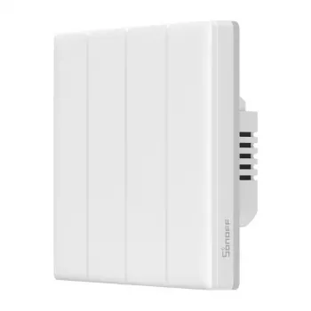 Seinäasennettava älykäs WLAN-kosketuskytkin Sonoff T5 4C 4-kanava (T5-4C-86)