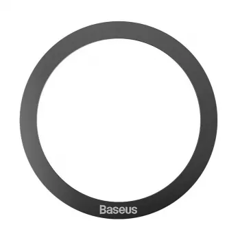 Magneettinen rengas Baseus Halo MagSafe musta — 2 kpl magneettista puhelinrengastelinettä
