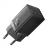 Baseus seinälaturi GaN5 40 W, 2x USB-C (musta)