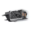 Baseus seinälaturi GaN5 40 W, 2x USB-C (musta)