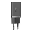Baseus seinälaturi GaN5 40 W, 2x USB-C (musta)