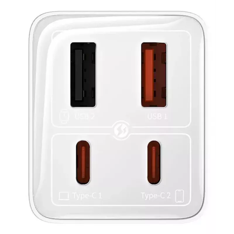 Laturi Baseus GaN6 Pro 20V 4 porttia USB Type-C USB 2.0