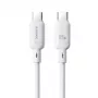 USB-C–USB-C-kaapeli Baseus Rychlonabíjecí Silky 1 m 100 W valkoinen
