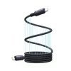 USB-C–USB-C-kaapeli Baseus PicoGo 1 m, musta, tiedonsiirto jopa 0,48 Gbit/s