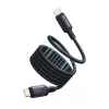USB-C–USB-C-kaapeli Baseus PicoGo 1 m, musta, tiedonsiirto jopa 0,48 Gbit/s