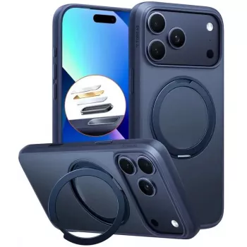 Puhelinkotelo Torras Pro Series iPhone 17 Pro:lle, laivastonsininen
