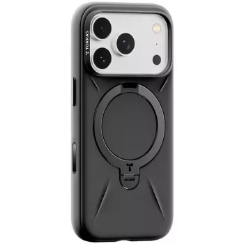 Suojakotelo Torras Spin Softune iPhone 17 Pro Max:lle – musta