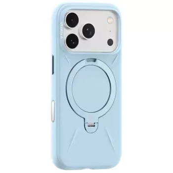 Puhelinkotelo Torras Ostand Spin Softune Series iPhone 17 Pro Max:lle — vaaleansininen