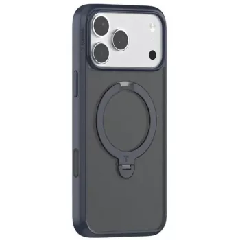 Puhelinkotelo Torras Ostand Spin Series iPhone 17 Pro:lle, navy blue