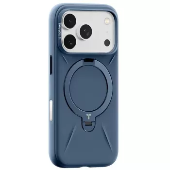 Puhelinkotelo Torras Softune Series iPhone 17 Pro Max:lle, laivastonsininen