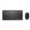 Näppäimistö-hiiri-sarja Rapoo 8000M Universal Bluetooth QWERTZ Deutsch musta
