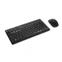 Näppäimistö-hiiri-sarja Rapoo 8000M Universal Bluetooth QWERTZ Deutsch musta