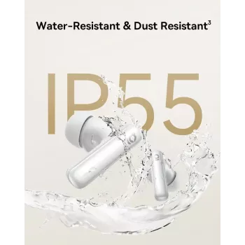 Baseus Bowie MP1 TWS True Wireless nappikuulokkeet Moon White – In-Ear-Bluetooth-stereokuulokkeet