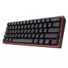 Näppäimistö REDRAGON FIZZ PRO K616-RGB B Gaming USB RF Wireless Bluetooth QWERTY musta punainen