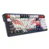Mekaaninen näppäimistö REDRAGON K686AK-RGB-PRO — RF Wireless + USB, Navy White, 1,5 m kaapeli