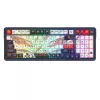 Mekaaninen näppäimistö REDRAGON K686AK-RGB-PRO — RF Wireless + USB, Navy White, 1,5 m kaapeli