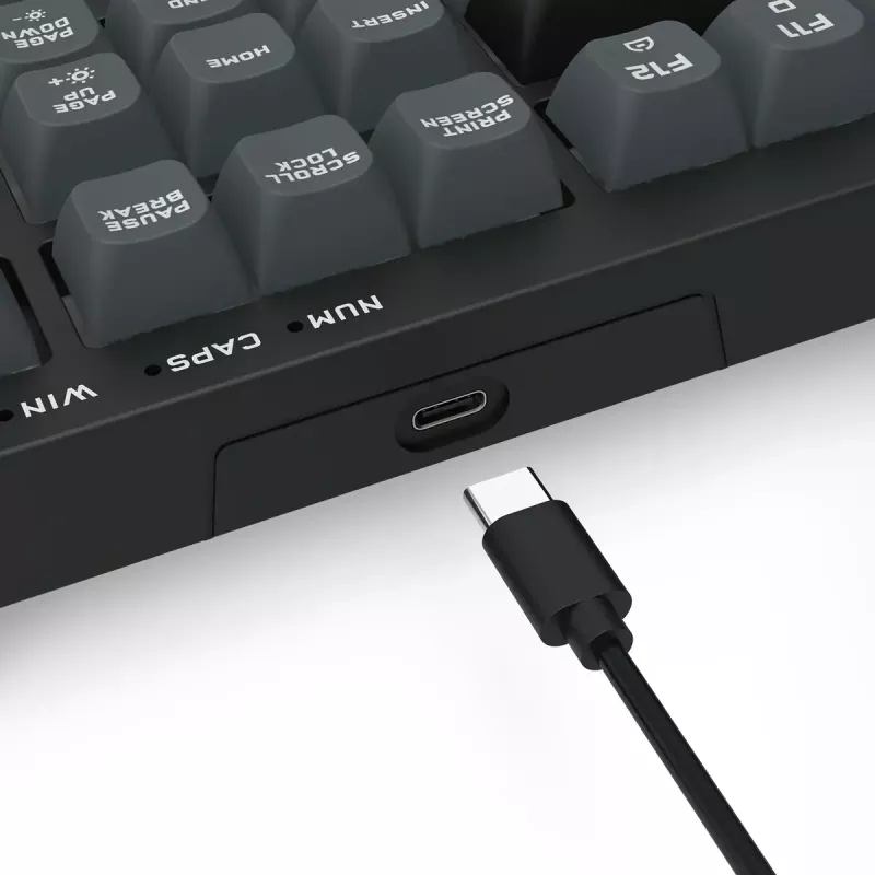Näppäimistö REDRAGON K518-RGB-GB Crux langallinen USB musta kalvo