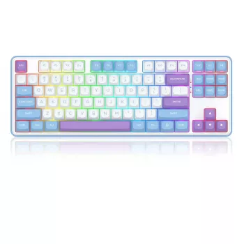 Mekaaninen näppäimistö REDRAGON K707WBP-RGB-PRO johdollinen USB sininen valkoinen