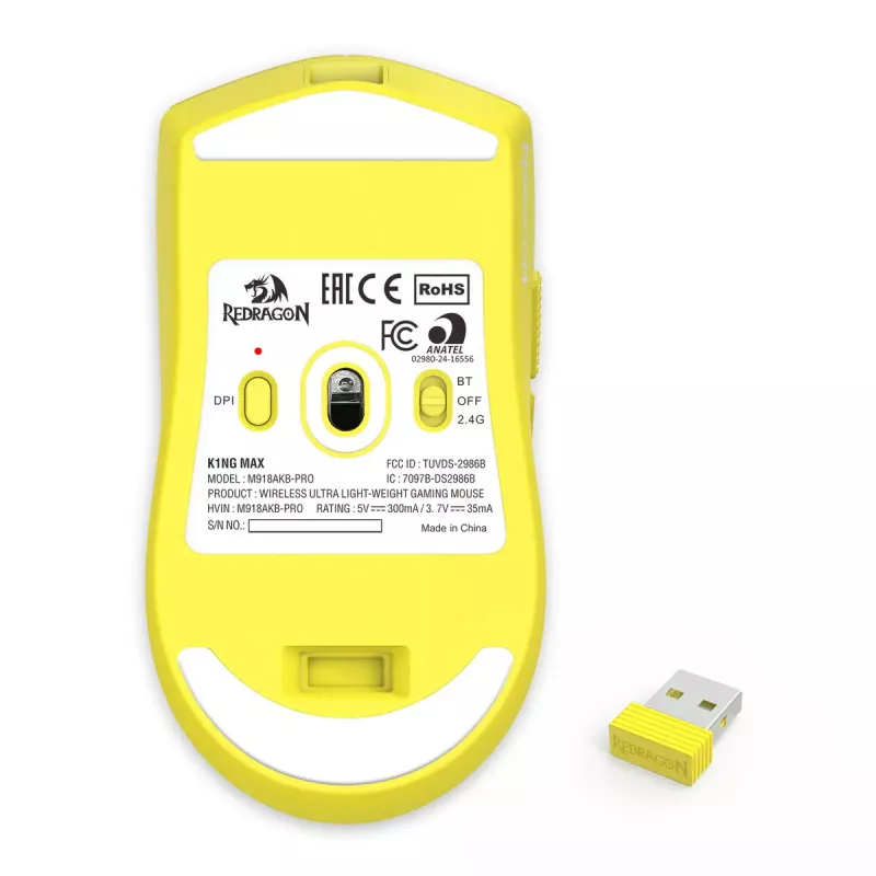 Hiiri REDRAGON M918-AKB-PRO RF langaton Bluetooth USB Type-C