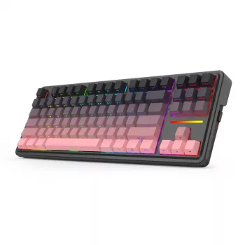 Mekaaninen näppäimistö REDRAGON Antonium Pro K728SP-RGB-PRO — USB, RF langaton, Bluetooth, musta/vaaleanpunainen