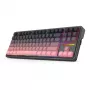 Mekaaninen näppäimistö REDRAGON Antonium Pro K728SP-RGB-PRO — USB, RF langaton, Bluetooth, musta/vaaleanpunainen