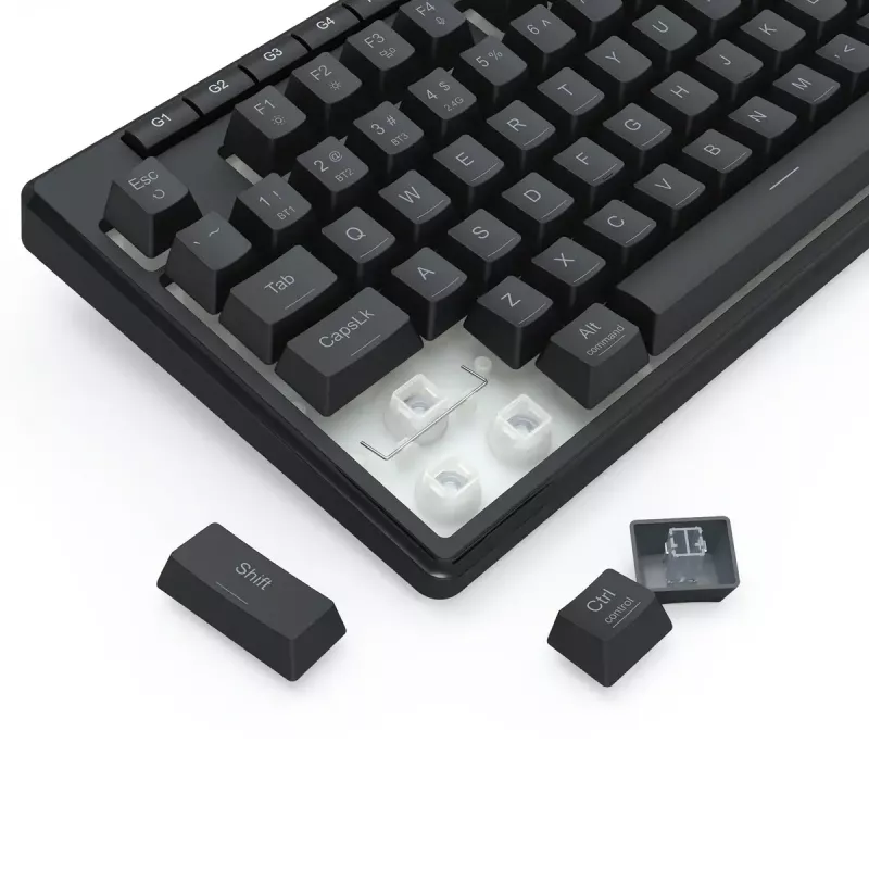 REDRAGON K516RGB-PRO SHIVA PRO 87 näppäimistö USB RF langaton Bluetooth musta