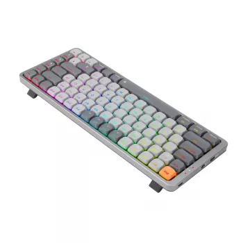 Mekaaninen näppäimistö REDRAGON K652GG-RGB-PRO johdollinen langaton Bluetooth harmaa